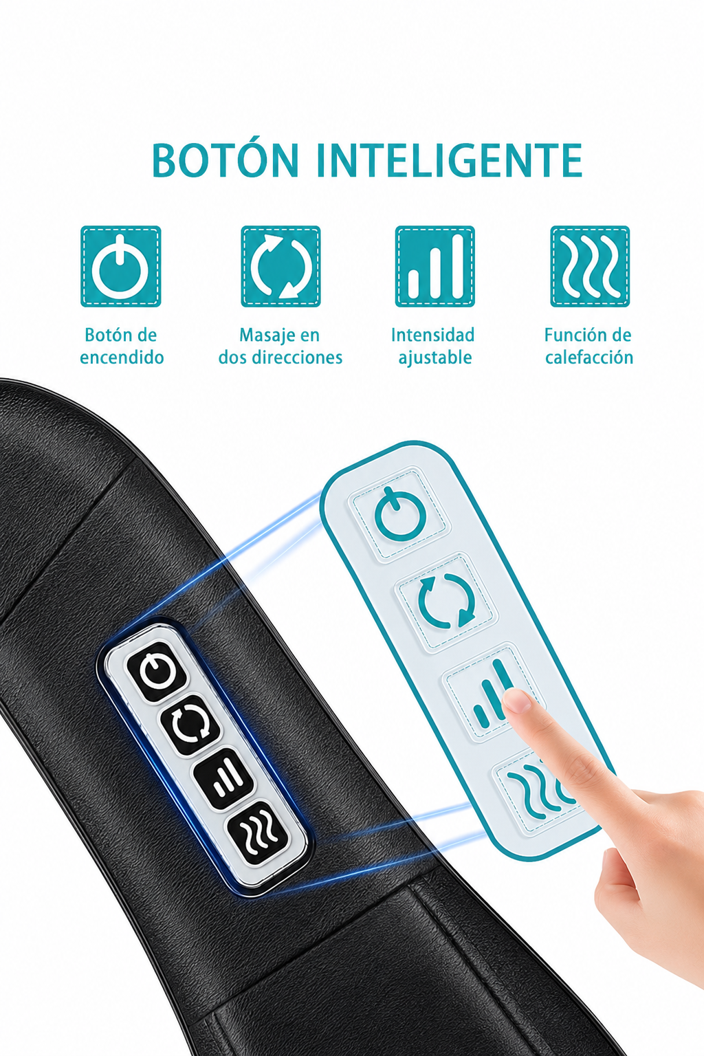 Masajeador cervical shiatsu con calor - vista 1